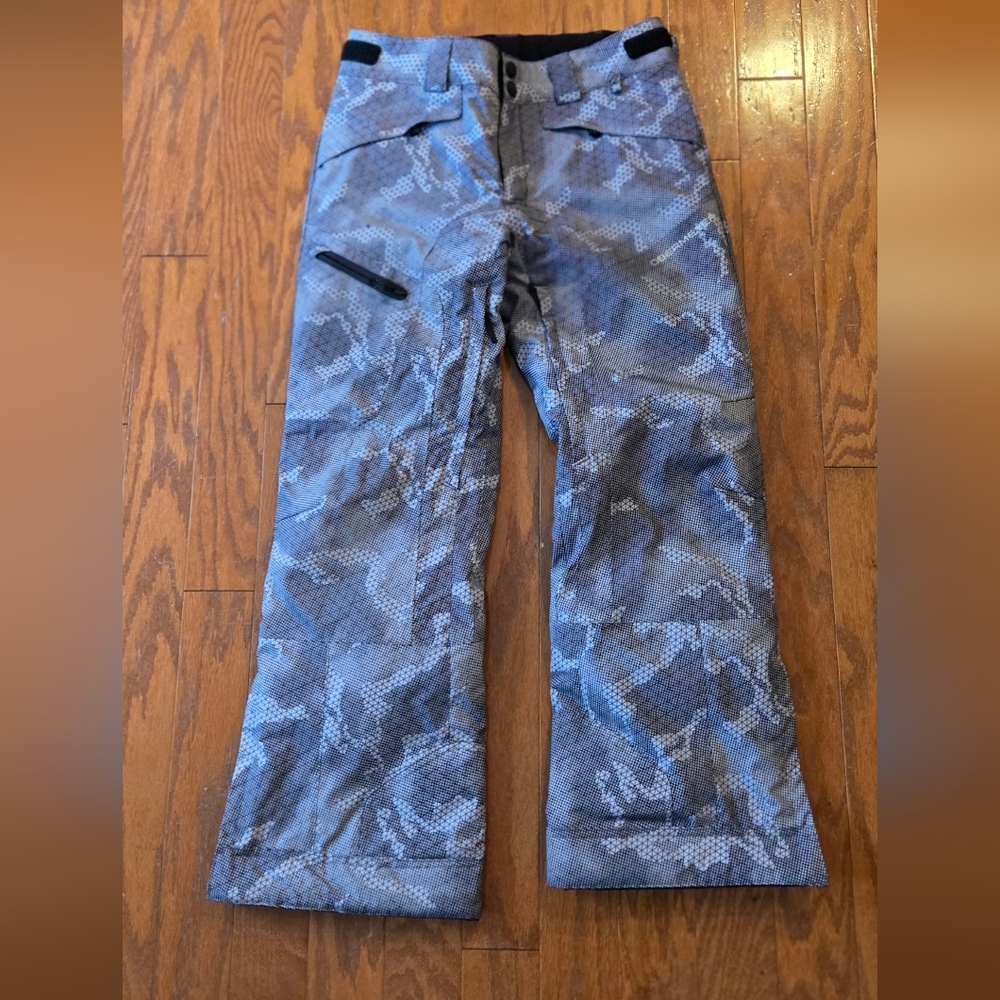 Obermeyer Men's Gray Camouflage Cargo Pants